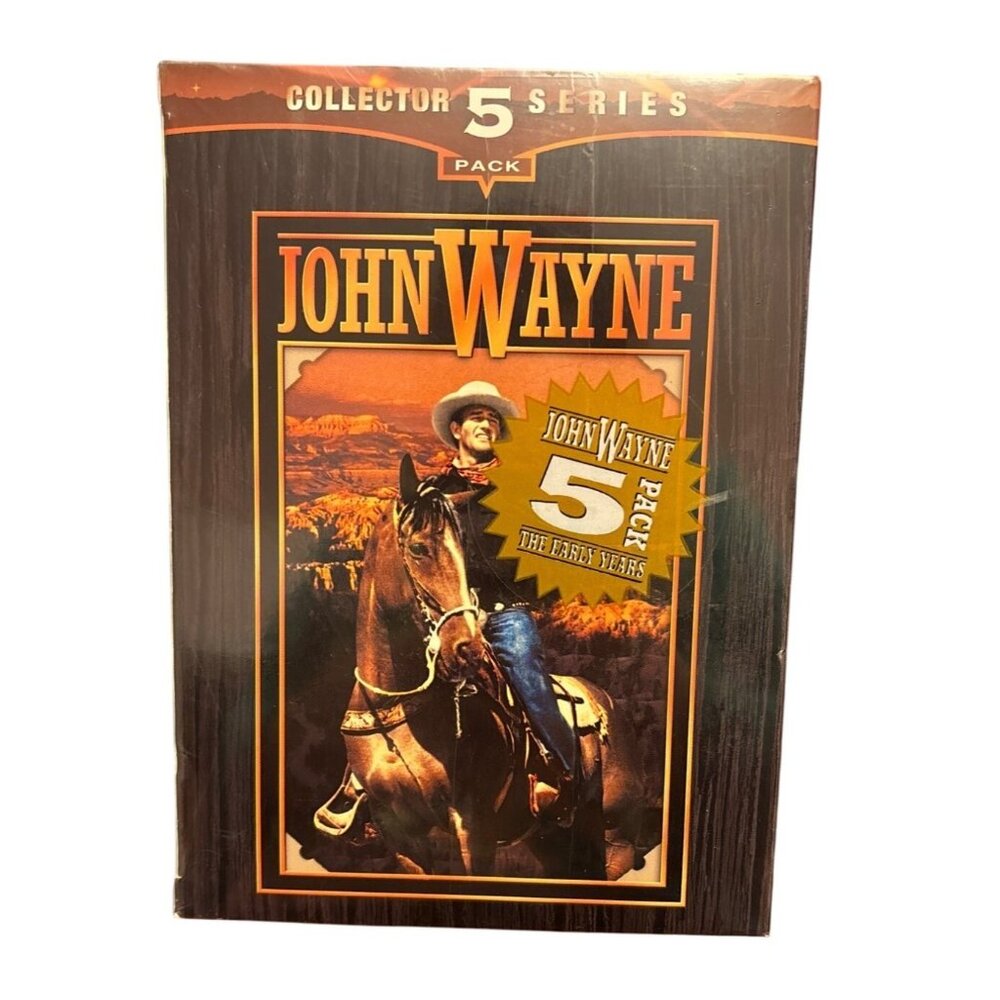 John Wayne Collector 5 Series VHS Pack Brand New Factory Sealed